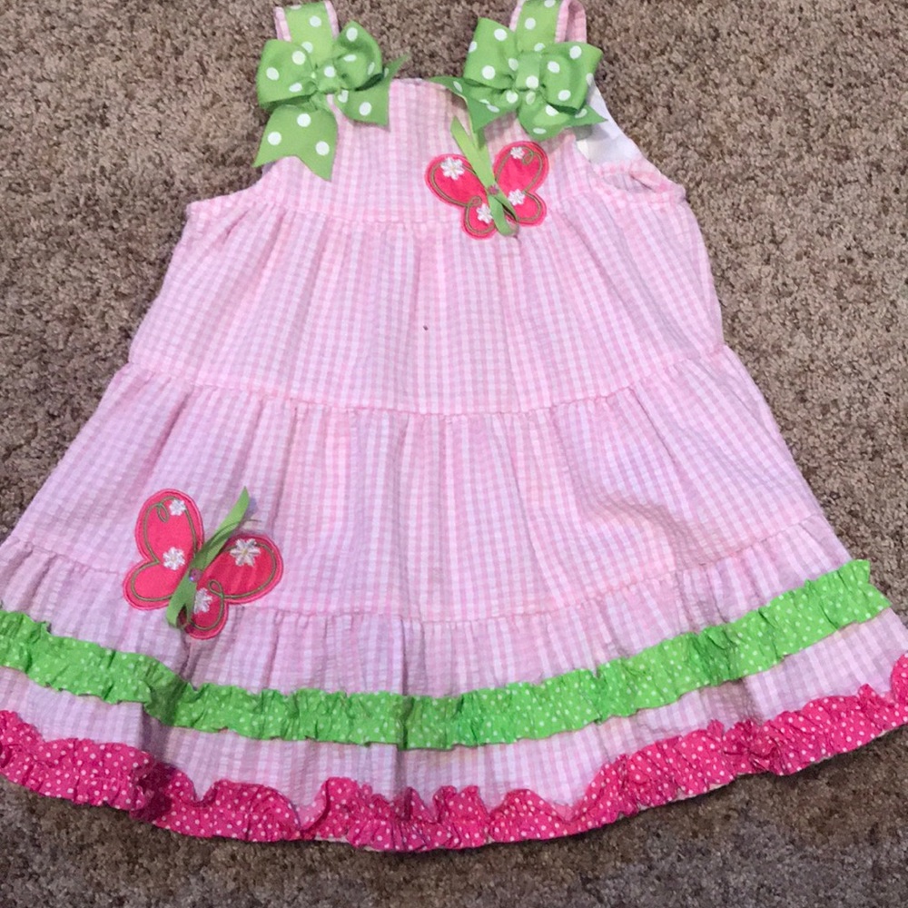Rare Editions seersucker summer dress